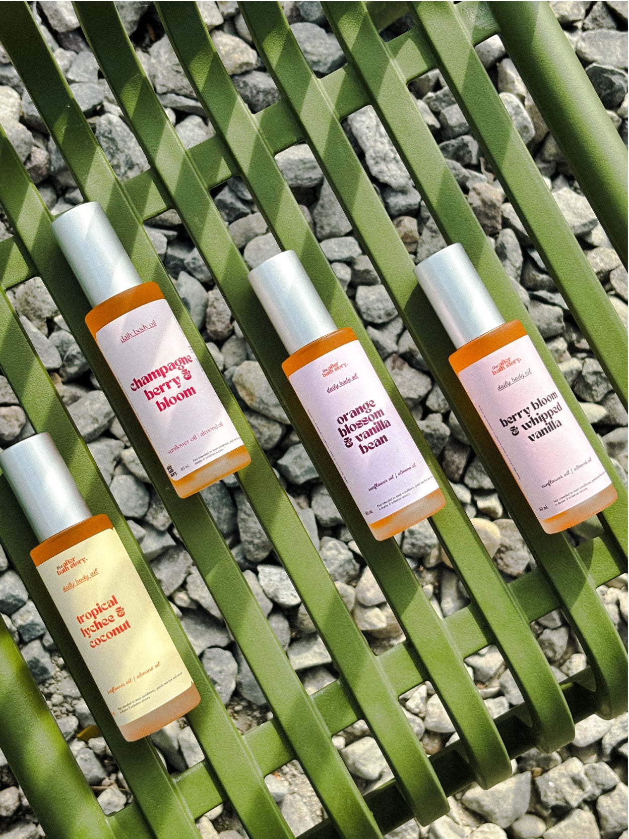 After shower body oil