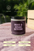 Moss & Cedar Reverie Coconut Soy candle