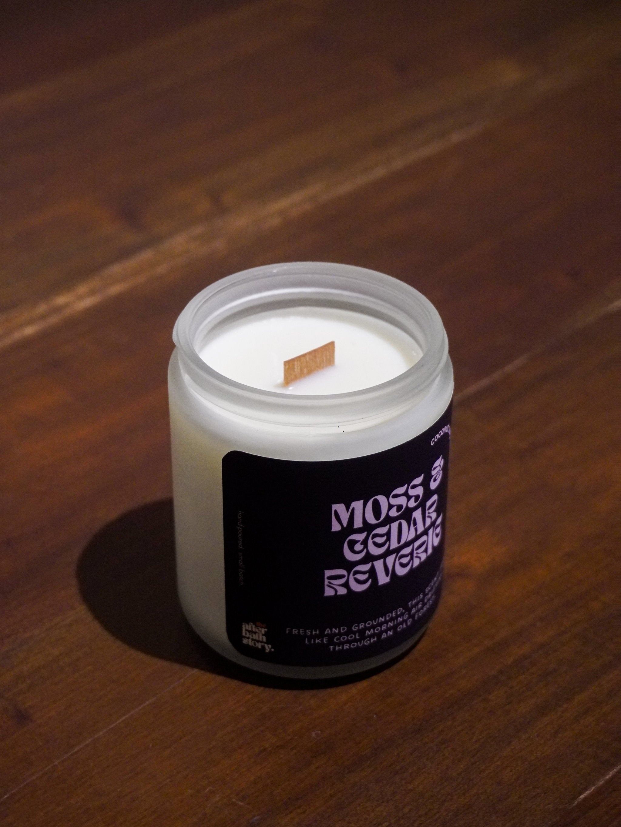 Moss & Cedar Reverie Coconut Soy candle