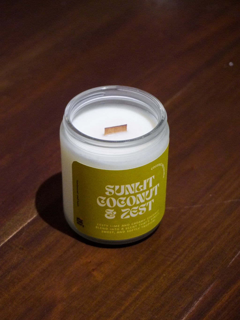 Sunlit Coconut & Zest Coconut Soy candle