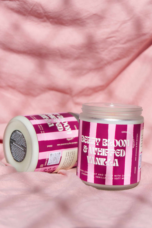 Berry Bloom & Whipped Vanilla Coconut Soy Candle