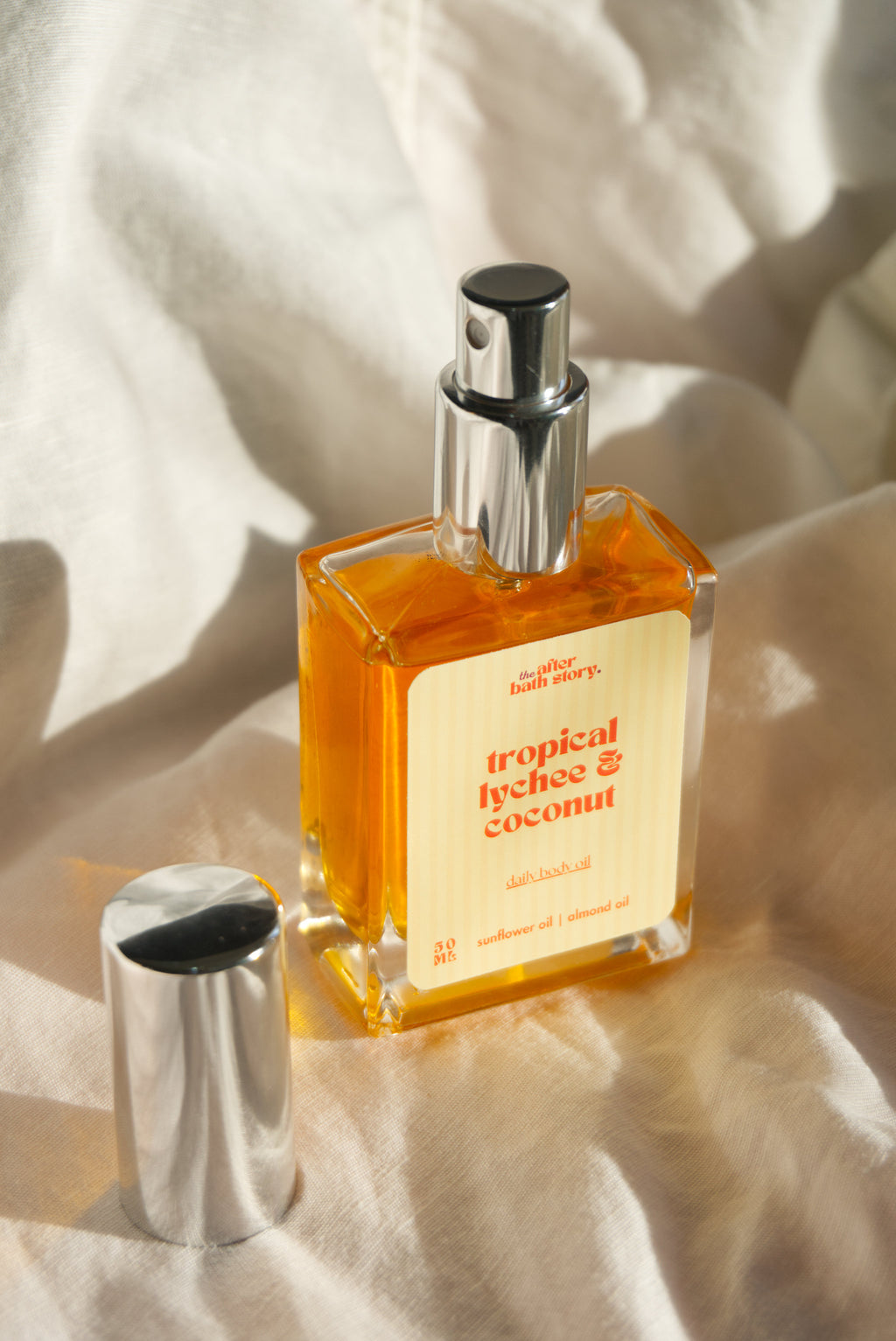 Tropical Lychee & Coconut nourishing body oil
