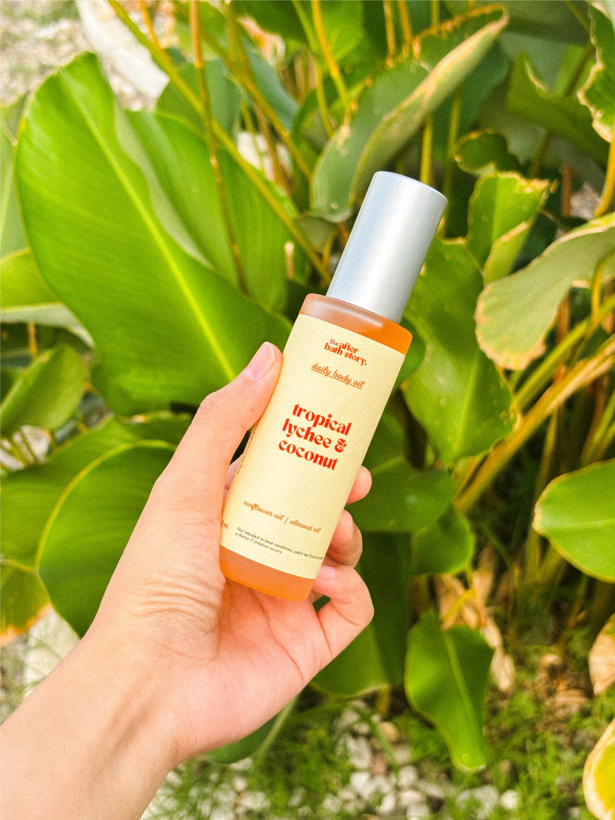 Tropical Lychee & Coconut nourishing body oil