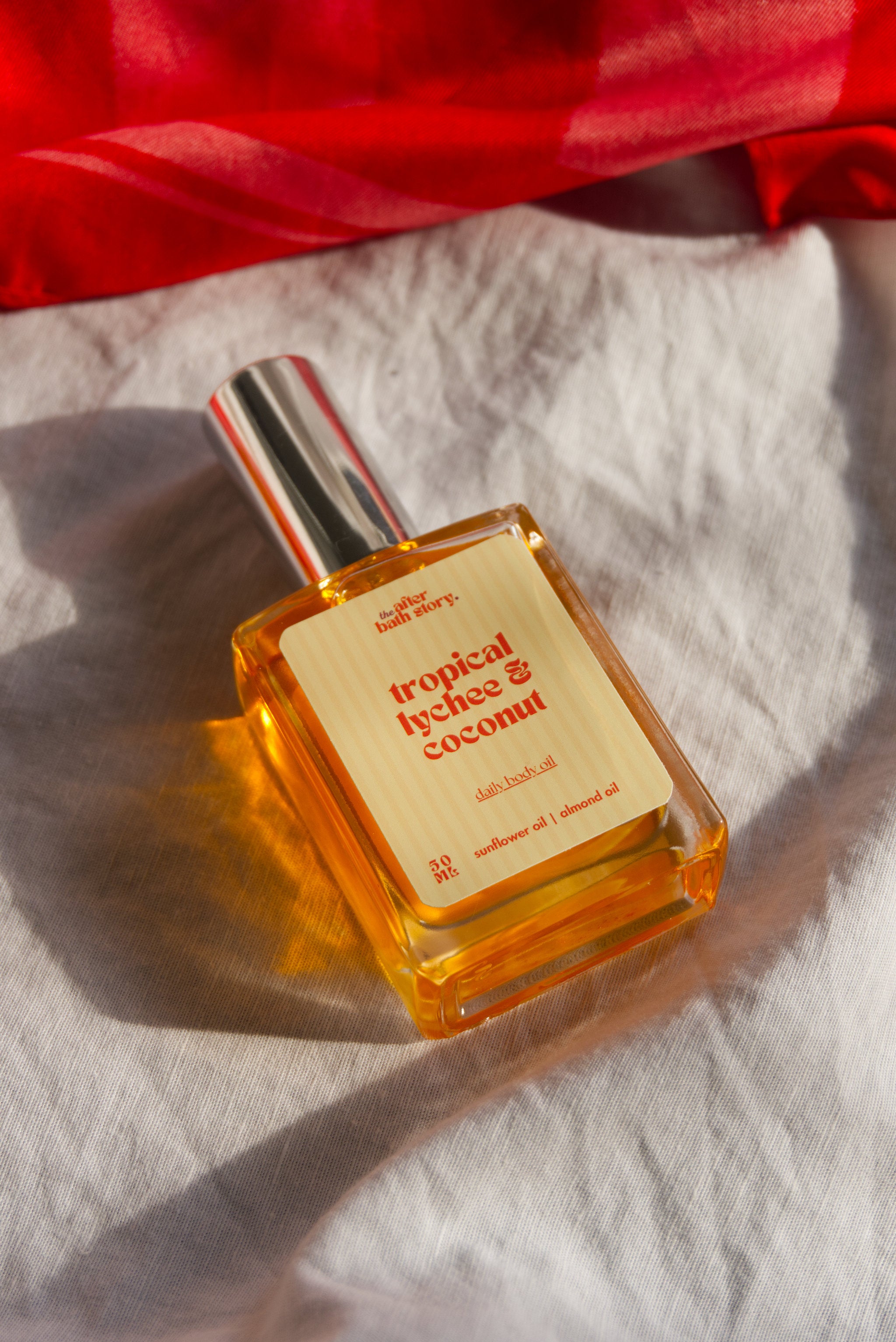 Tropical Lychee & Coconut nourishing body oil