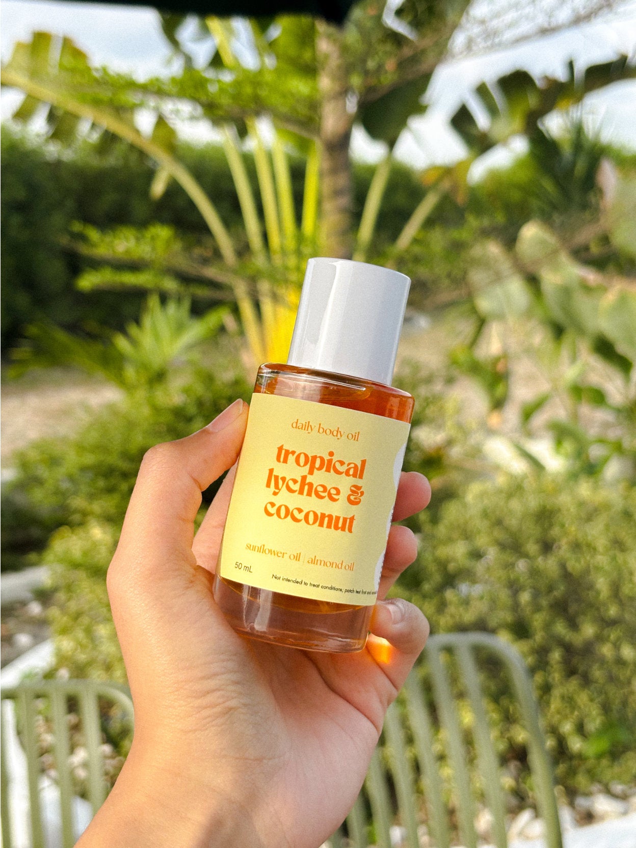 Tropical Lychee & Coconut nourishing body oil