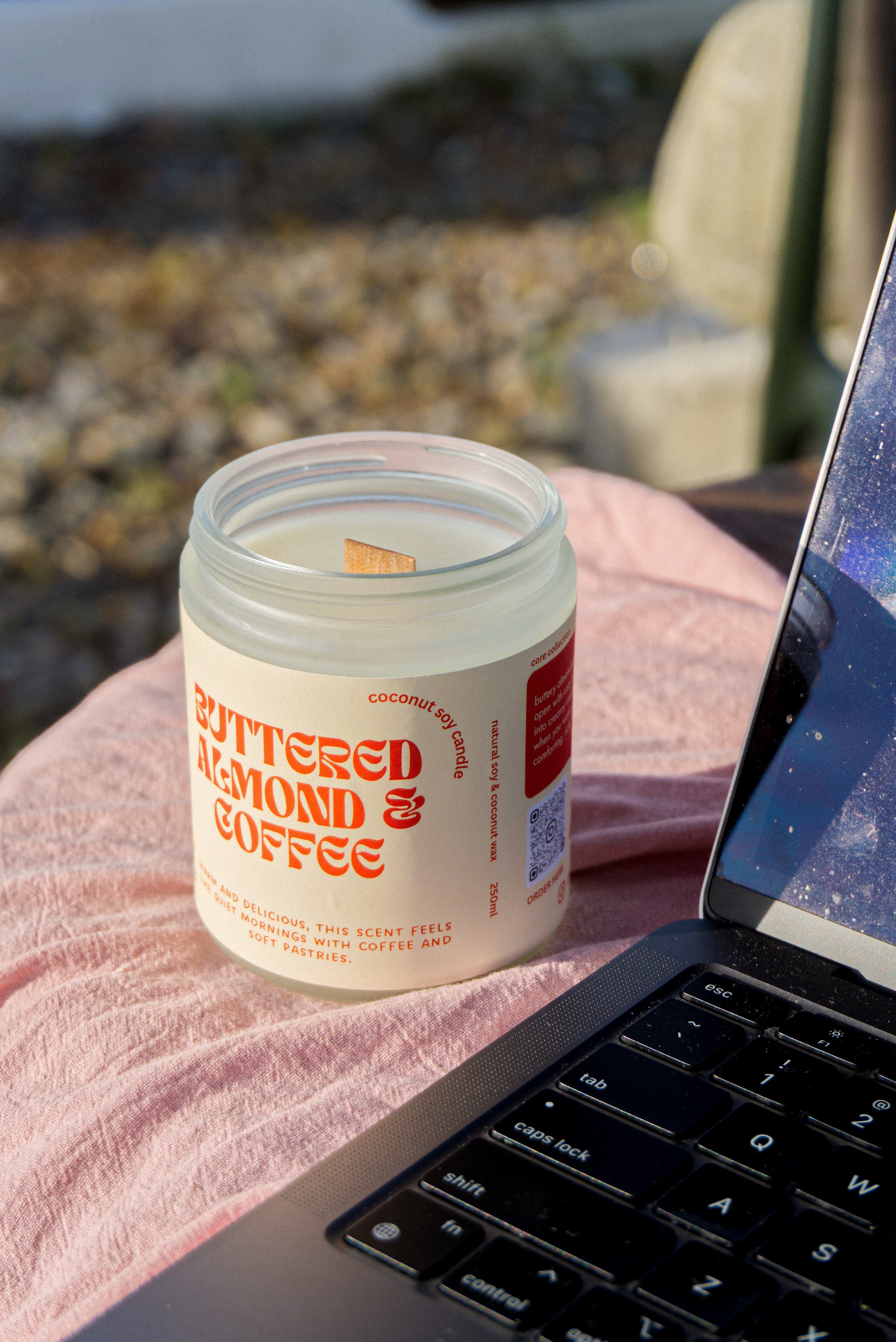 Buttered Almond & Coffee Coconut Soy candle