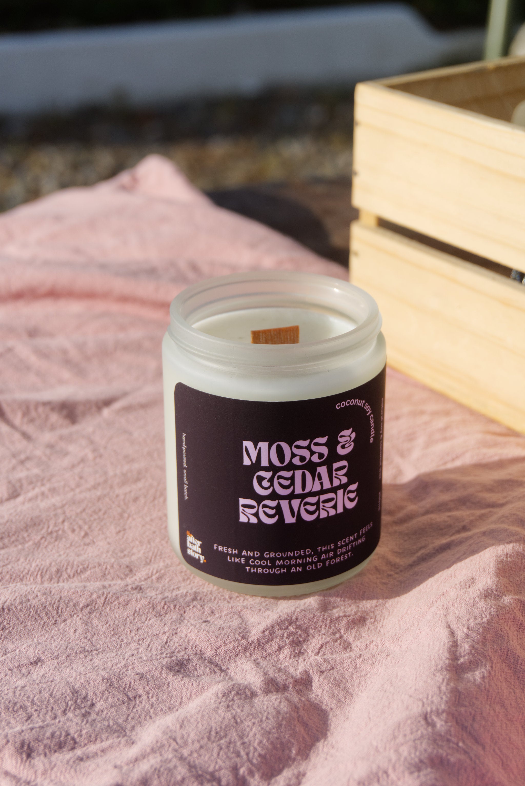 Moss & Cedar Reverie Coconut Soy candle