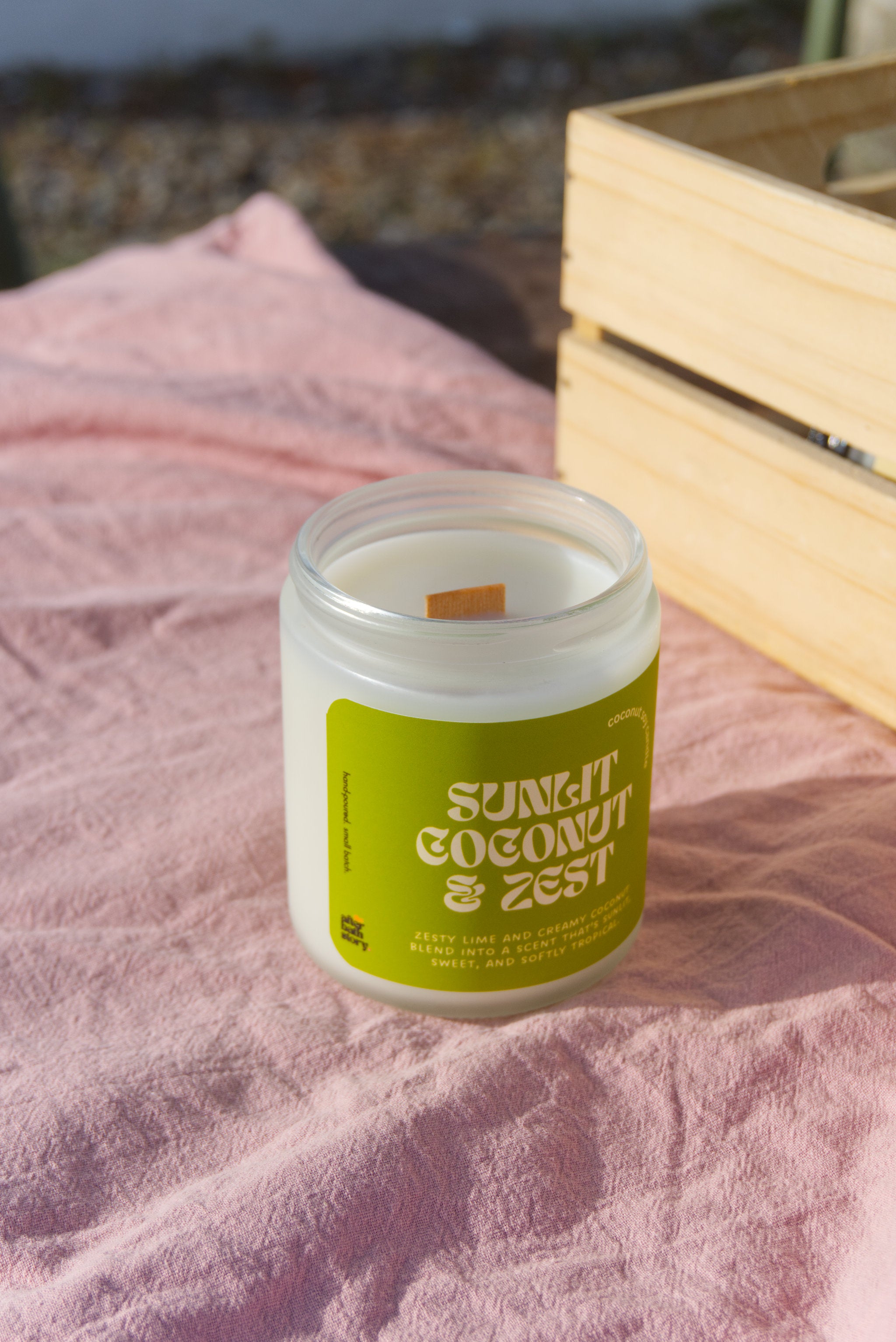 Sunlit Coconut & Zest Coconut Soy candle