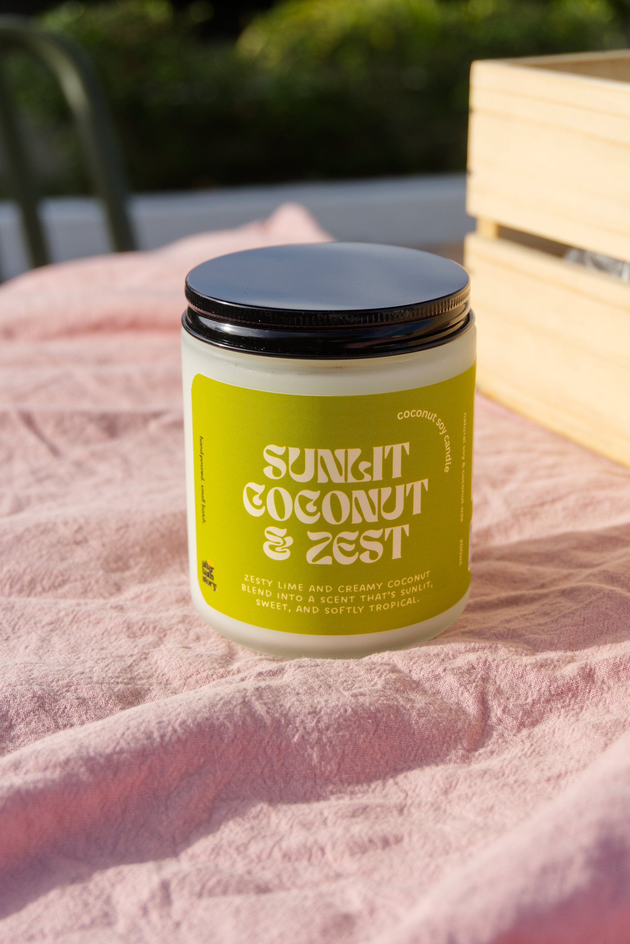 Sunlit Coconut & Zest Coconut Soy candle