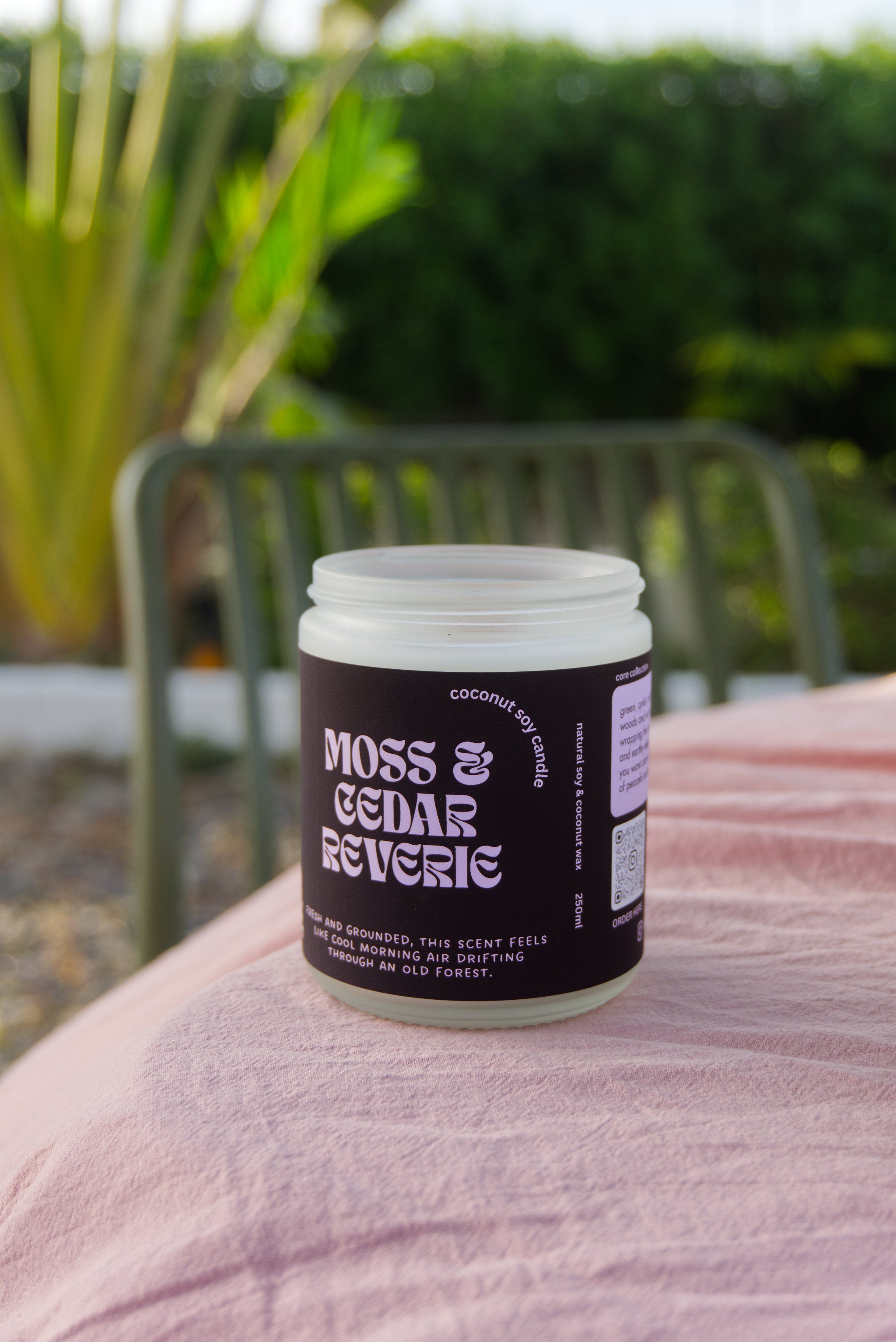 Moss & Cedar Reverie Coconut Soy candle