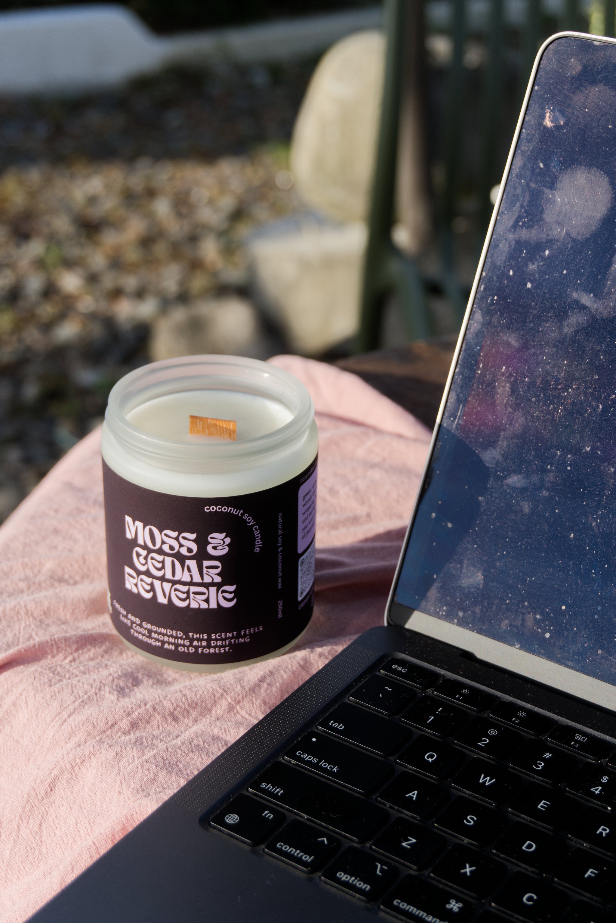 Moss & Cedar Reverie Coconut Soy candle