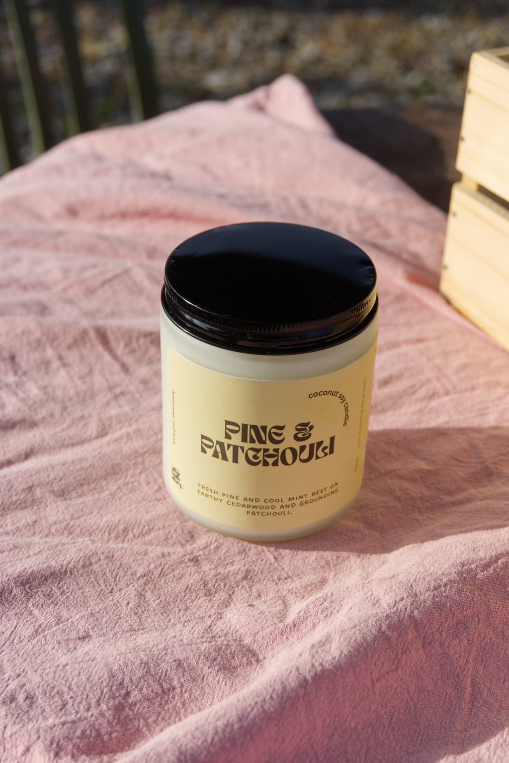 Pine & Patchouli Coconut Soy candle