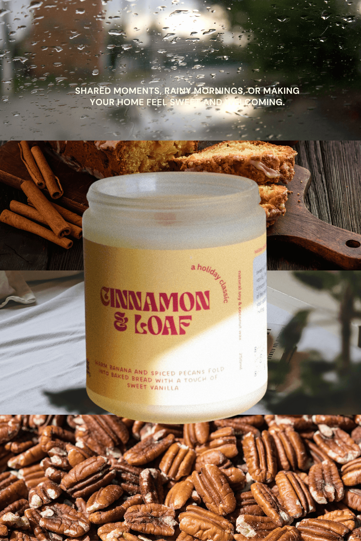 Cinnamon & Loaf Coconut Soy candle