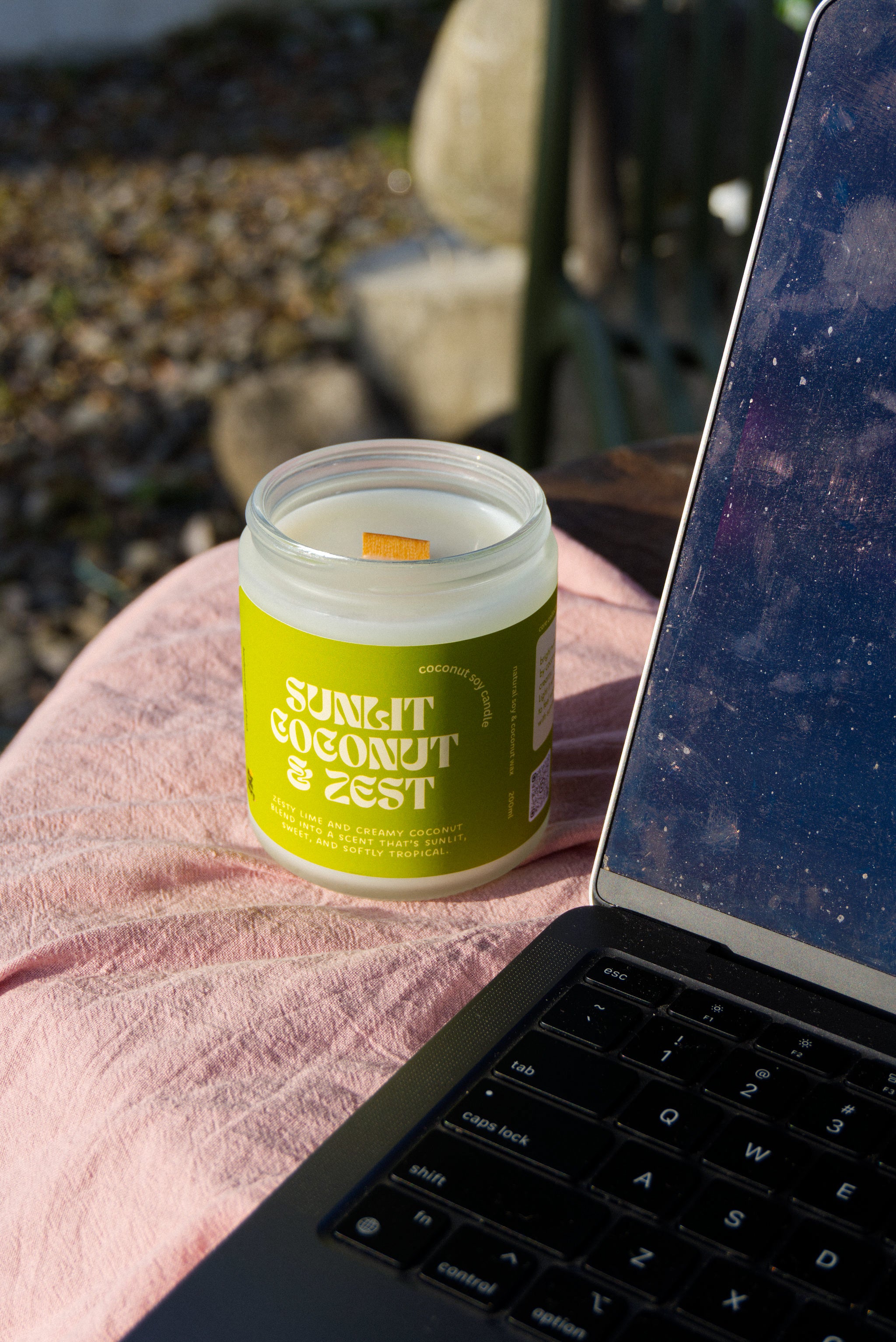 Sunlit Coconut & Zest Coconut Soy candle