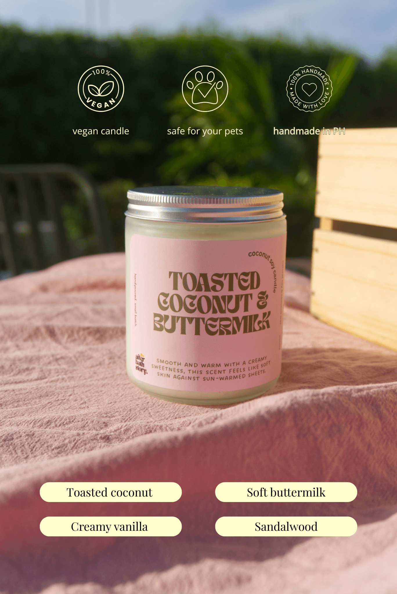 Toasted Coconut & Buttermilk Coconut Soy candle