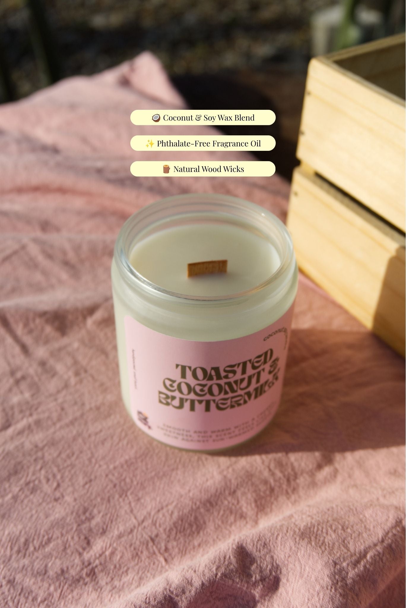 Toasted Coconut candle